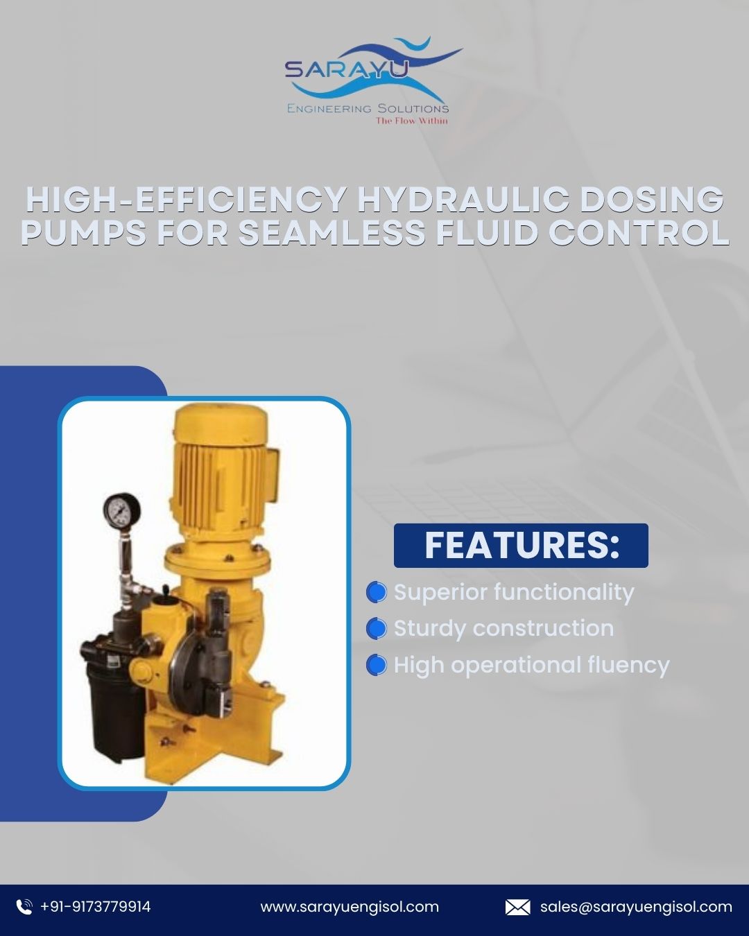 High-Efficiency Hydraulic Dosing Pumps for Seamless Fluid Control