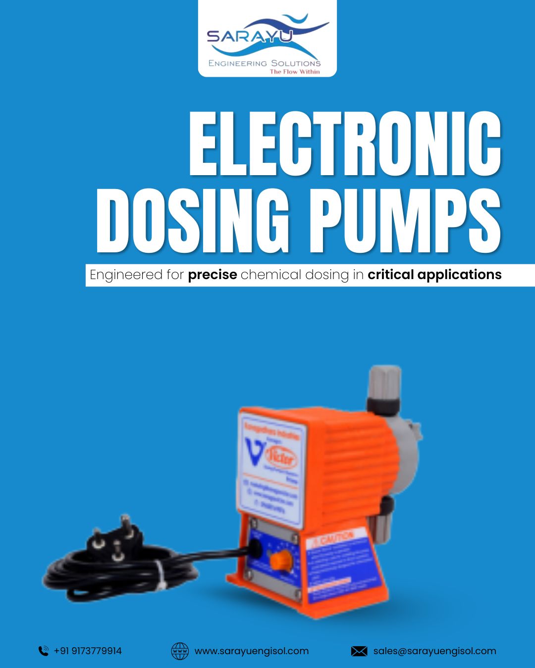 Electronic Dosing Pumps: Engineered for Precise Chemical Dosing in Critical Applications