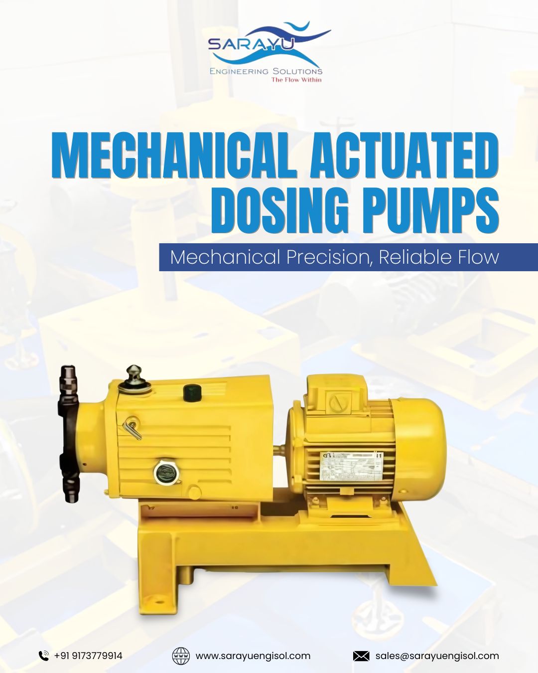 Mechanical Actuated Dosing Pumps: Mechanical Precision, Reliable Flow