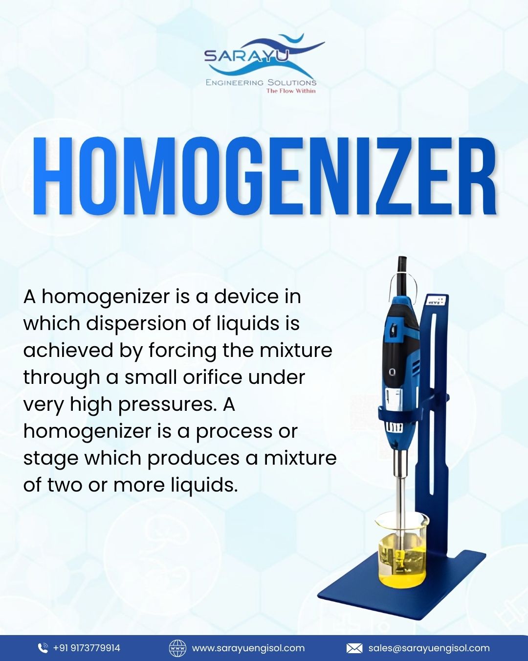 HOMOGENIZER: Advanced Liquid Dispersion & Mixing Solutions